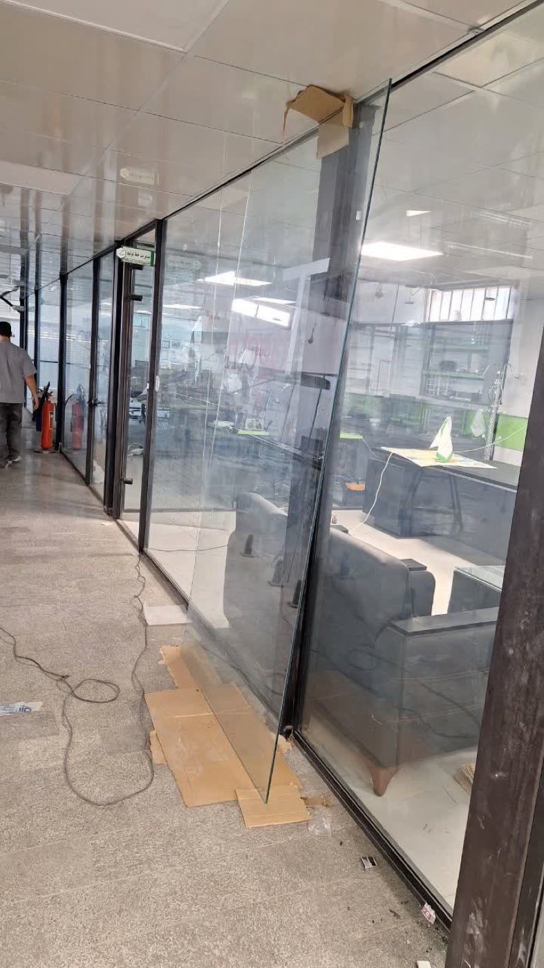 نمونه اجرای شیشه سکوریت در تهران | سام گستر | پروژه شیشه سکوریت 5